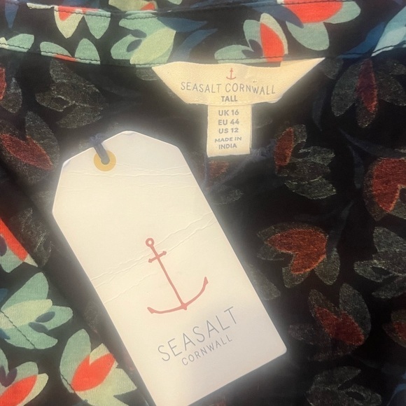 SEASALT CORNWALL Rose Trellis Wide Leg Jumpsuit - Picture 6 of 8